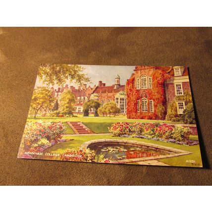 Valentines postcard - Newnham College, Cambridge - Artist EWH / A1251