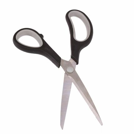 SMALL/LARGE SCISSORS Soft Grip Kitchen Steel School Craft Garden Cutting Tool