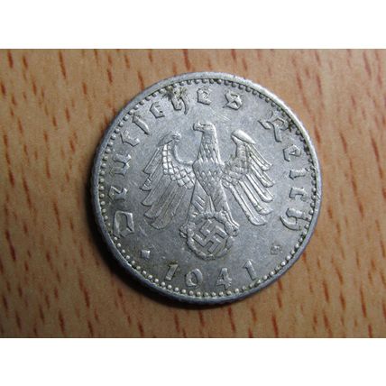 1941j 50 Pfennig Germany Third Reich Coin