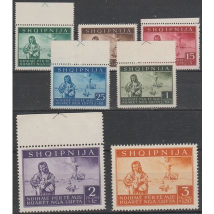 Mi: 15/21 MNH 1944 Cat € 100