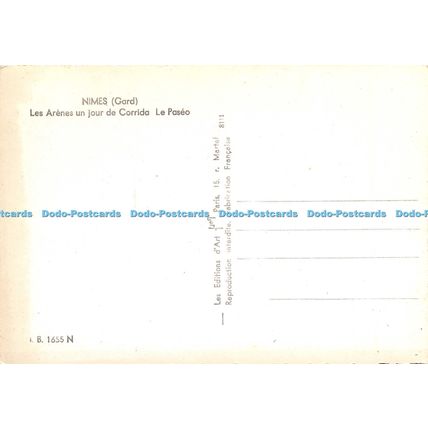 D017736 Nimes. Gard. Les Arenes un jour de Corrida Le Paseo. Yvon