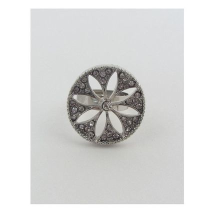 New Adjustable Cut Out Flower Ring