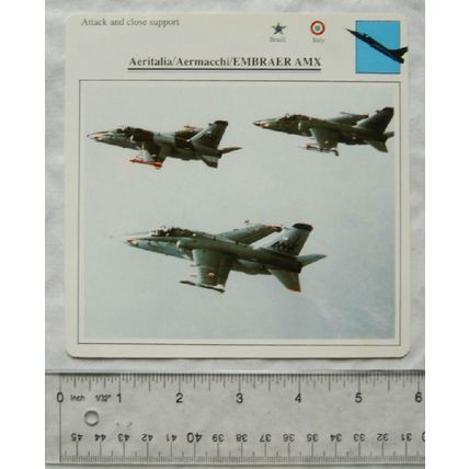 Embraer AMX - Brazil + Italy - Attack & Close Support - Collectors Club Card