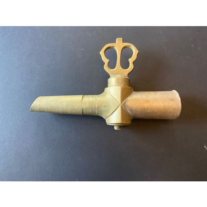 Antique Brass Barrel / Hose Tap Spigot.