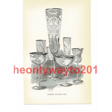Table Glass 1851, Book Illustration (Print), 1934