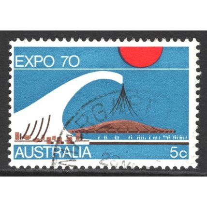 AUSTRALIA 1970: EXPO - 5c USED (G3)