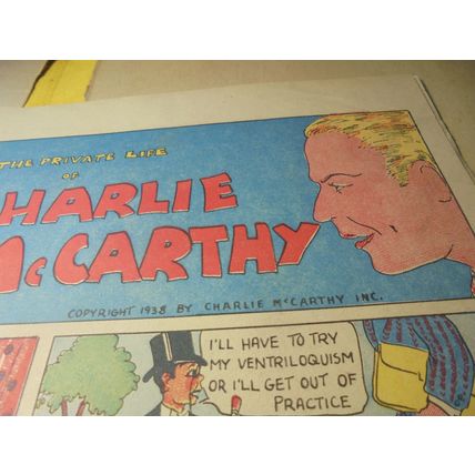 Pre-Superman Comic Book! 1938 Edgar Bergen presents Charlie McCarthy! Very RARE!