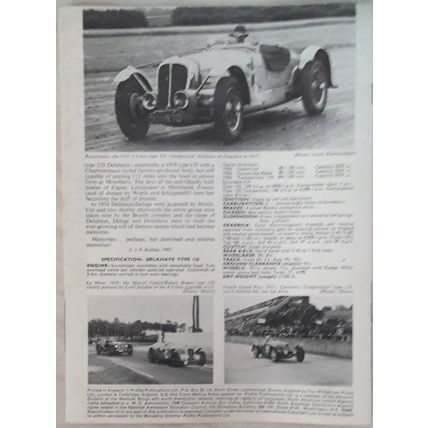 Profile Publications No. 53. DELAHAYE Type 135. 12 pages.