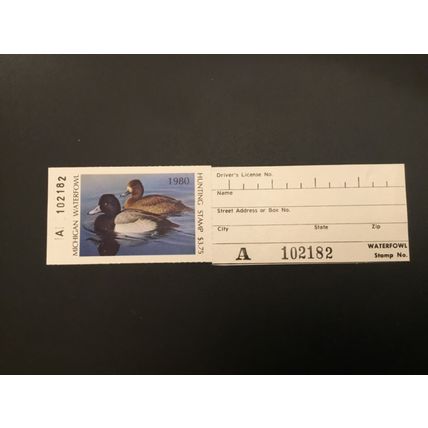 ICOLLECTZONE US Michigan 1980 Tab VF NH Duck Stamp