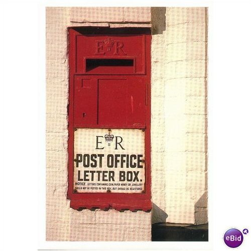 GB Postcard - Post Box - PB 14 Walbersbeck, Suffolk