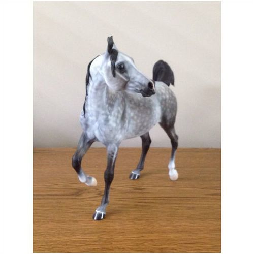 ARTIST RESIN TRADITIONAL NAHAR DARK DAPPLE GREY BY SARAH ROSE AND ED GONZALES
