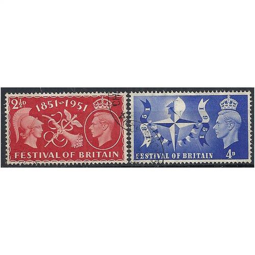 1951 SG513-514 Festival Set Very Fine Used . ..
