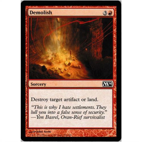 Magic the Gathering - Core 2014 - #136/249 - Demolish