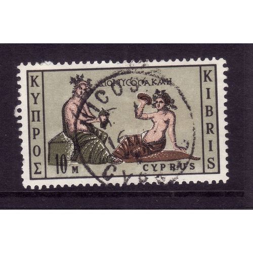 CYPRUS 1964 SG 224 10M DIONYSUS AND ACME FINE USED