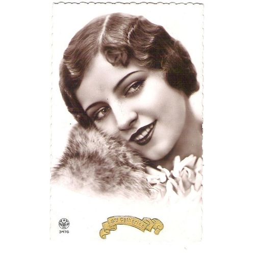 CARTE POSTALE - JEUNE FILLE - REF 6