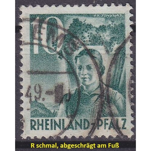 GERMANY Alliiert Franz. Zone [RheinlPfalz] MiNr 0037 y a III ( O/used )