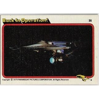 STAR TREK ' THE MOTION PICTURE ' card # 35 Back in Operation (1979)