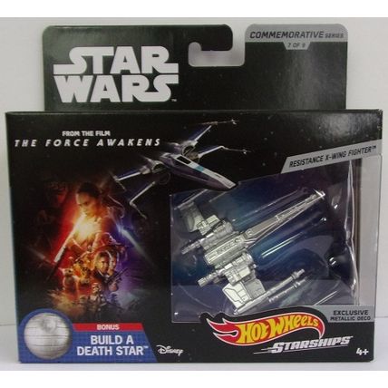 HOT WHEELS STAR WARS ' COMMEMORATIVE ' RESISTANCE X-WING FIGHTER (2018)