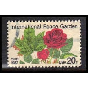 Used 2014 20c Peace Gardens Very Fine W4605