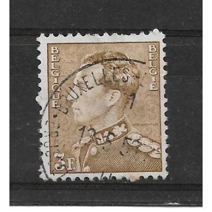 Belgium.SG770 3f King Leopold III (Brown).Fine Used.Dec21
