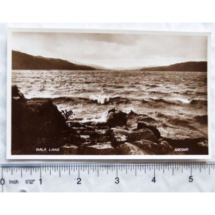 vintage postcard Bala Lake, Wales
