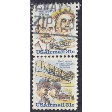 USA [1978] MiNr 1362+63 ( O/used ) Flugzeug