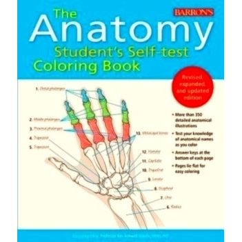 Anatomy Student's Self-Test Coloring Book by Barron's Educational Series