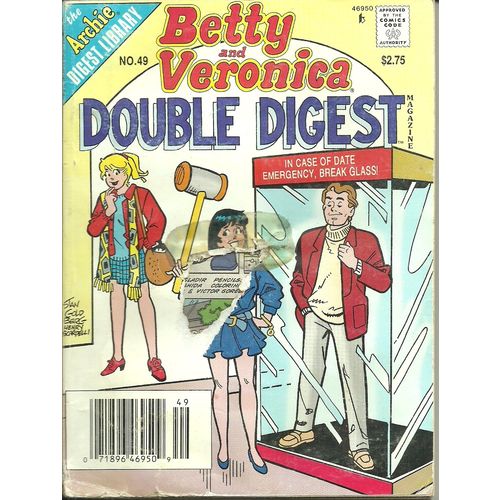 Betty and Veronica Double Digest Magazine Comic #49 February 1995 Archie Digest