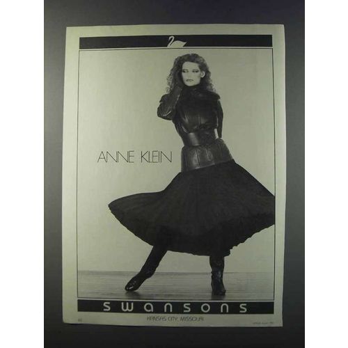 1981 Swansons Ad - Anne Klein Fashion