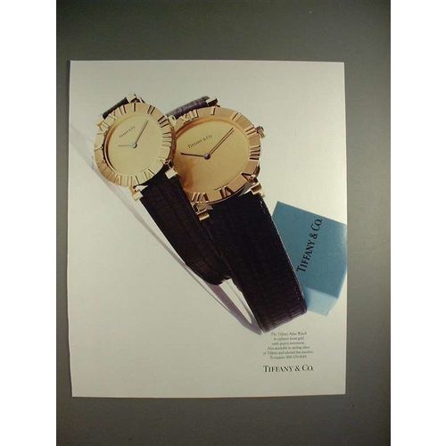 1990 Tiffany & Co. Atlas Watch Ad!