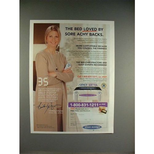 2003 Sleep Number Bed Ad w/ Lindsay Wagner