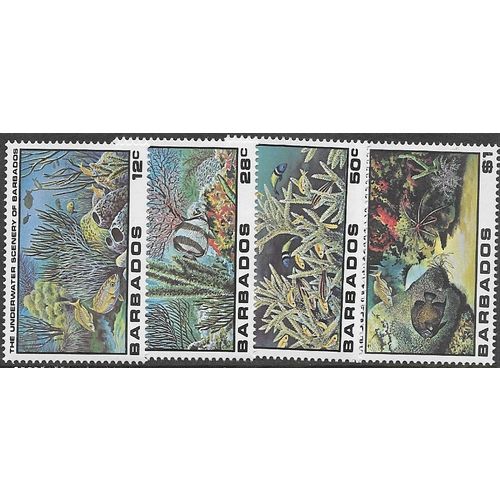 1980 SG 660/663 - MNH (**) - FISH