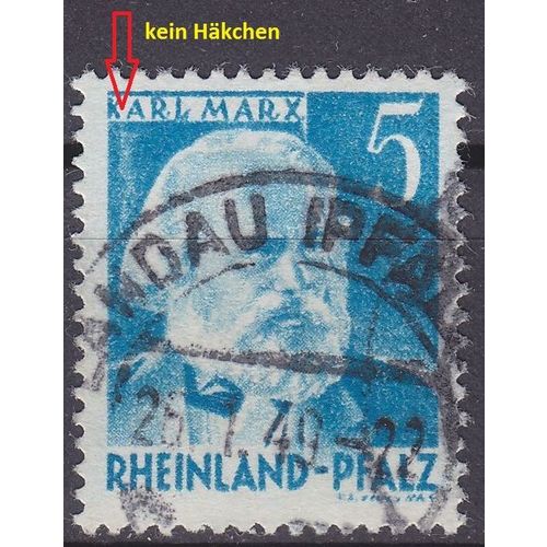GERMANY Alliiert Franz. Zone [RheinlPfalz] MiNr 0034 y II ( O/used )