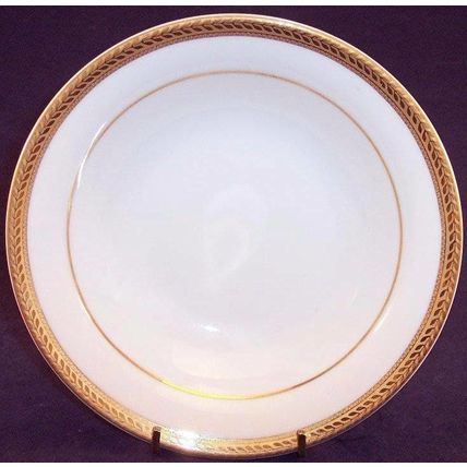 Block Manchester Gold Salad Dessert Plate, Excellent Condition!