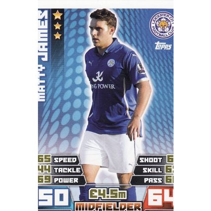 Match Attax 2014/2015 135 Matty James Leicester City