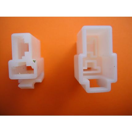 DC Power Connector s, T Type, Pair - Male & Female Set. New Old Stock