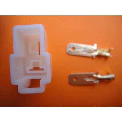 DC Power Connector s, T Type, Pair - Male & Female Set. New Old Stock
