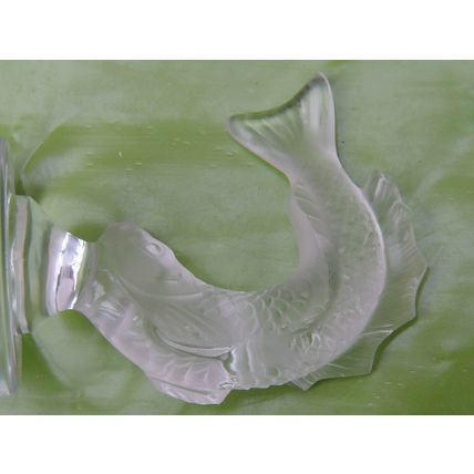 Lalique Single Glass Fish. Would Make A Great Fishing Trophy