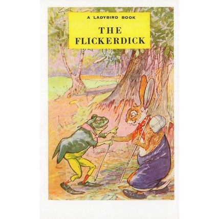 The Flickerdick Childrens Rabbit Ladybird First Edition Book Postcard