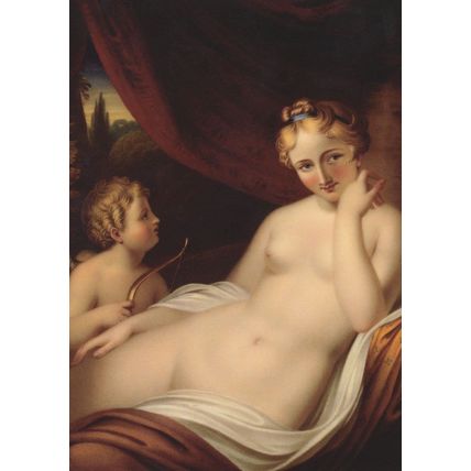 Henry Bone Venus & Cupid Victorian Painting Postcard