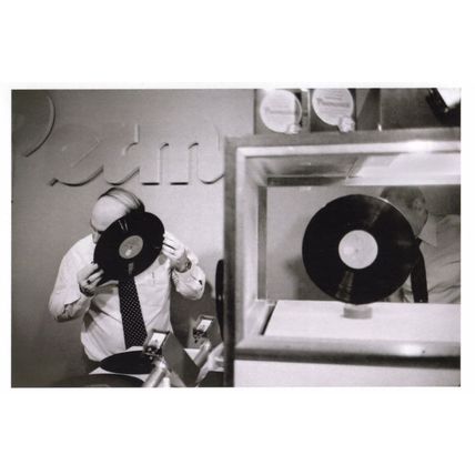 French Radio Festival DJ Station Record 1970s Old LP Turntable Postcard