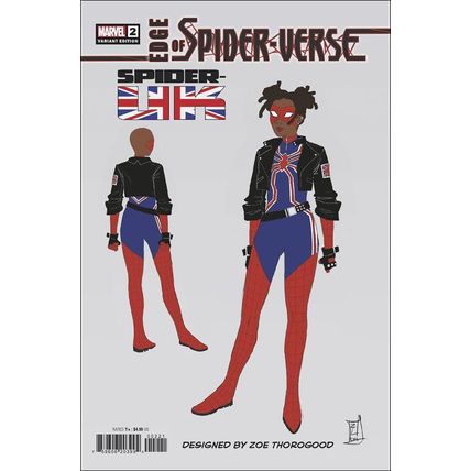 Edge of Spider-Verse (2022) #2 Marvel Comics Spider-UK Spider-Gwen 1:10 Variant