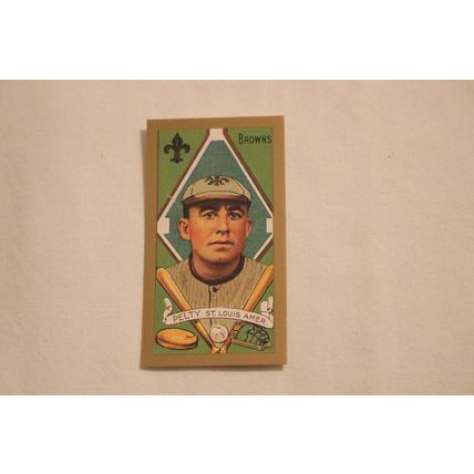 B. "Barney" Pelty Card Collectors 1911 T-205 Gold Border REPRINT