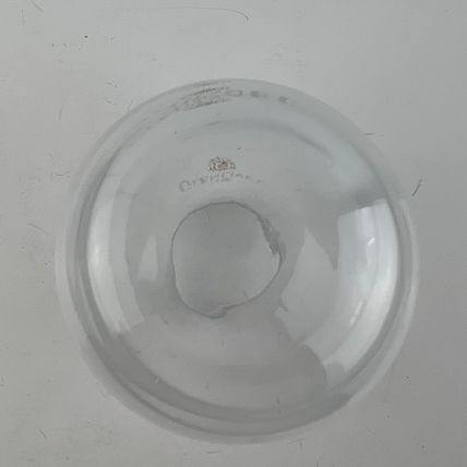 The Glenlivet Whisky Taster Glass Wide Heavy Base Etched Letters Gold Logo