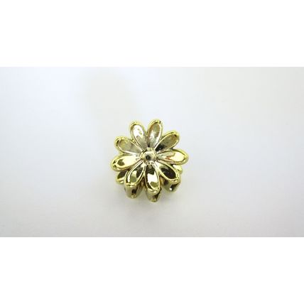 Micro mini extra tiny metalic colored daisy flower acrylic hair claw clip