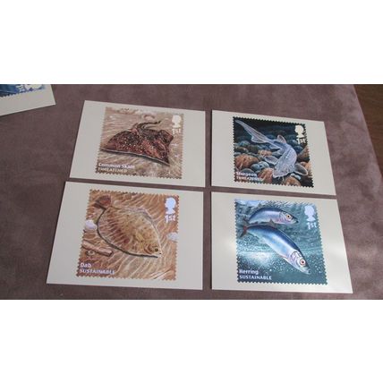 2014 GB PHQ Postcards - Sustainble / Endangered Sea Fish
