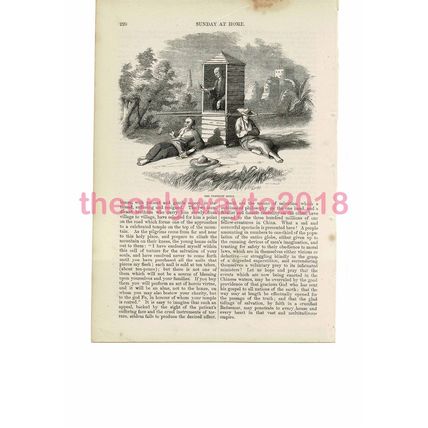 Penitent Bonze, China, Book Illustration (Print), c1858