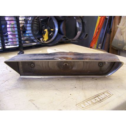 1964 CHRYSLER IMPERIAL LH FRONT TURN SIGNAL HOUSING & LENS CROWN COUPE LEBARON