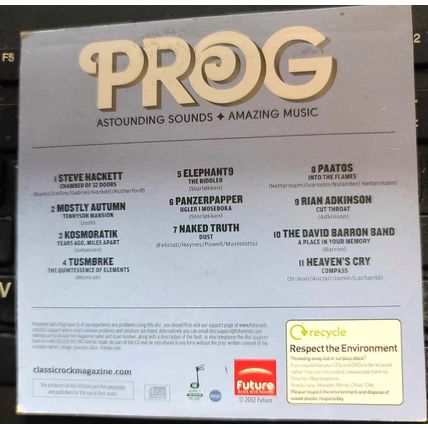 Take The Long Way Home CD Promo Classic Rock Presents PROG 11 Tracks Album