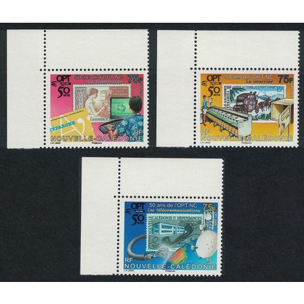 New Caledonia OPT 3v Corners 2008 MNH SG#1446-1448 MI#1473-1475
